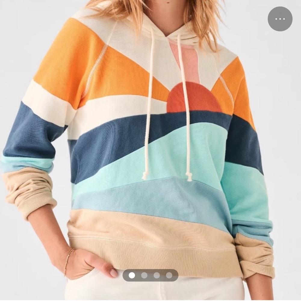 FAHERTY Soleil Hoodie - Sun and Sea - SUN AND SEA